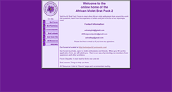 Desktop Screenshot of african-violet-brats.com